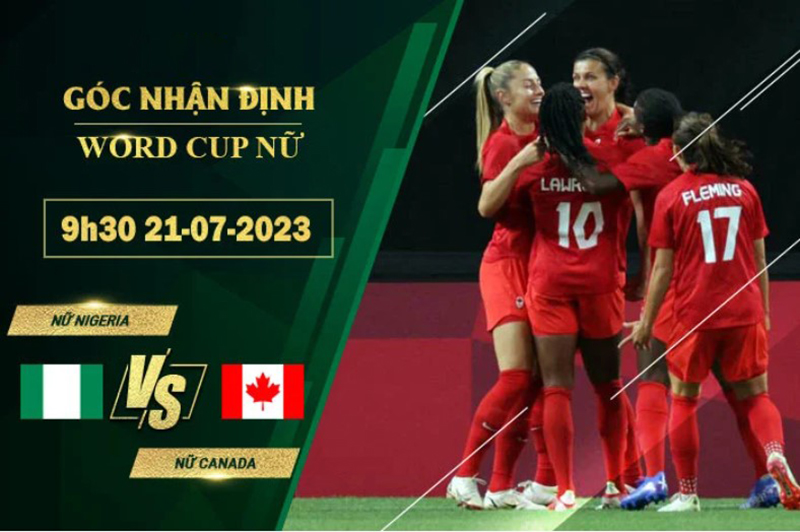 Nữ Nigeria vs Nữ Canada